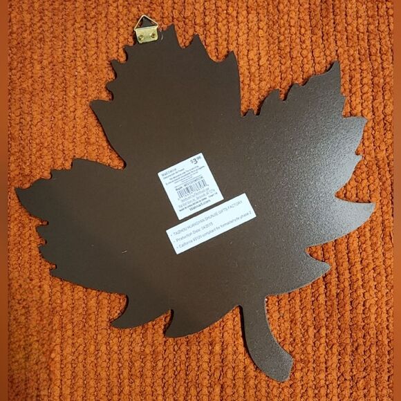 Fall 3 Piece Set - 2 Wooden Wall Hangings and a Fall Rug - Picture 3 of 8